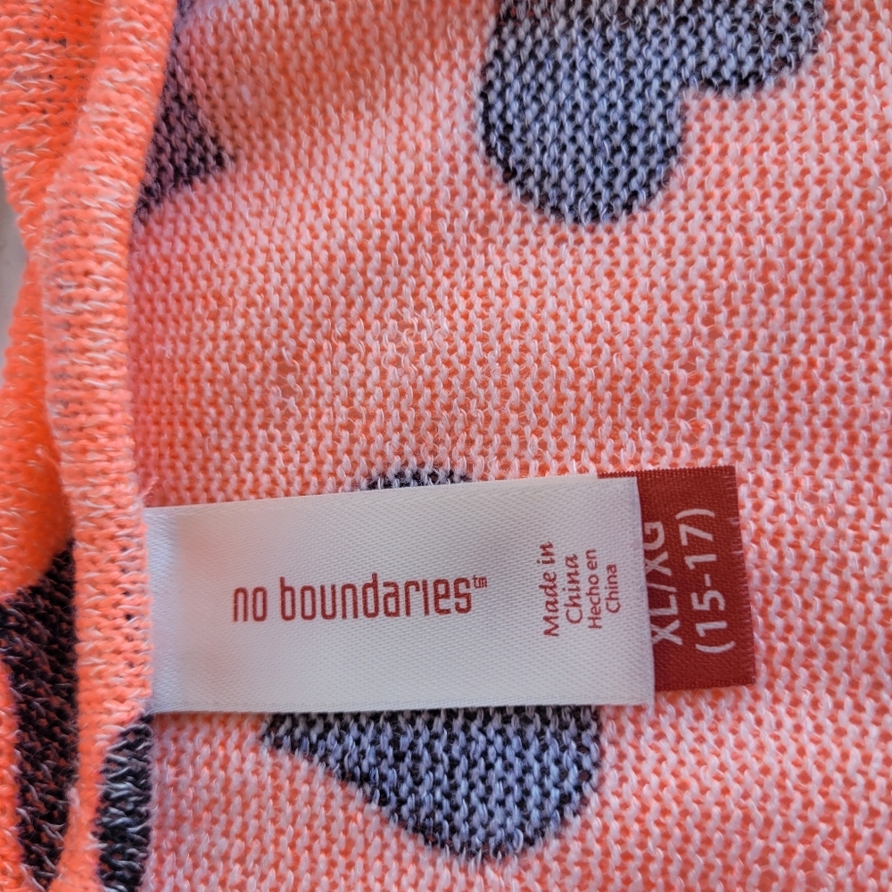 Heart Tank Top Shirt Melon Black Womens XL - Picture 4 of 5